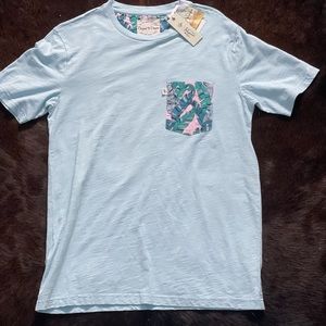 This is a Original Penguin shirt. It is a size small and the color of it is till